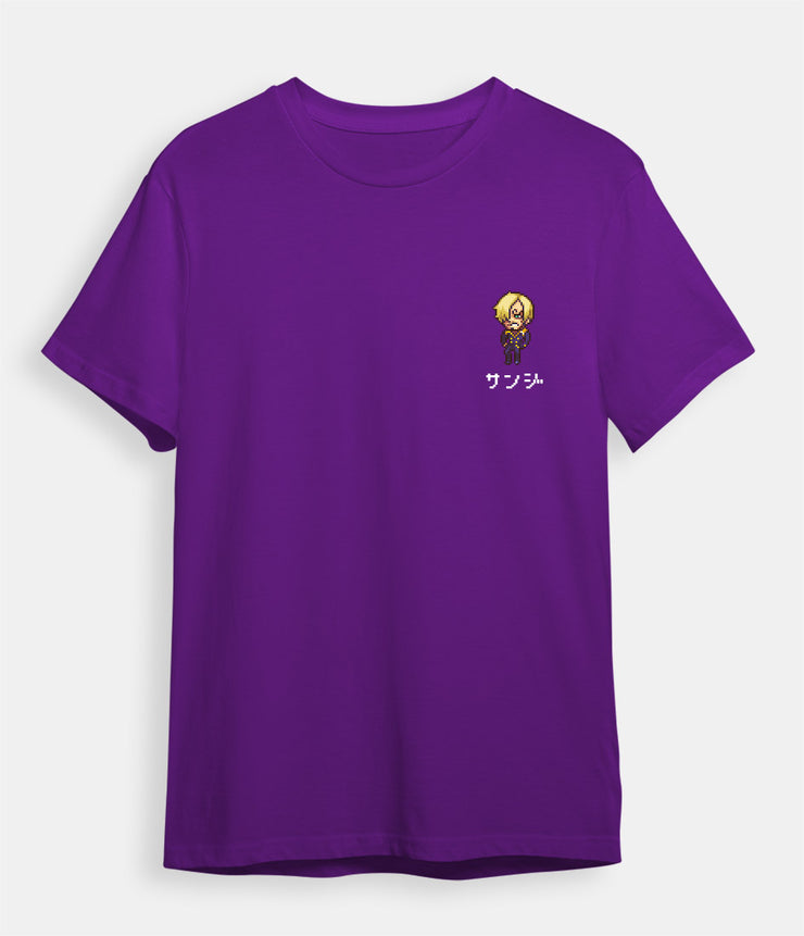 One piece t-shirt Sanji purple