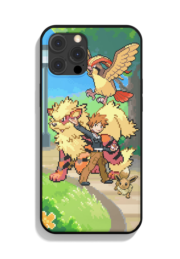 Pokemon iPhone case Blue Arcanine Eevee Pidgeot