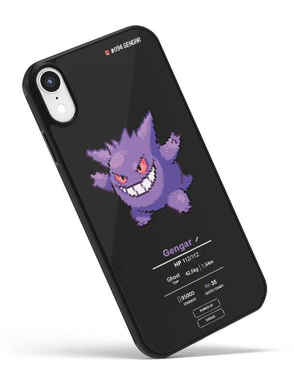 Pokemon iPhone case Gengar Black