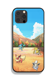 Pokemon iPhone Case Eevee Vaporeon Jolteon Flareon