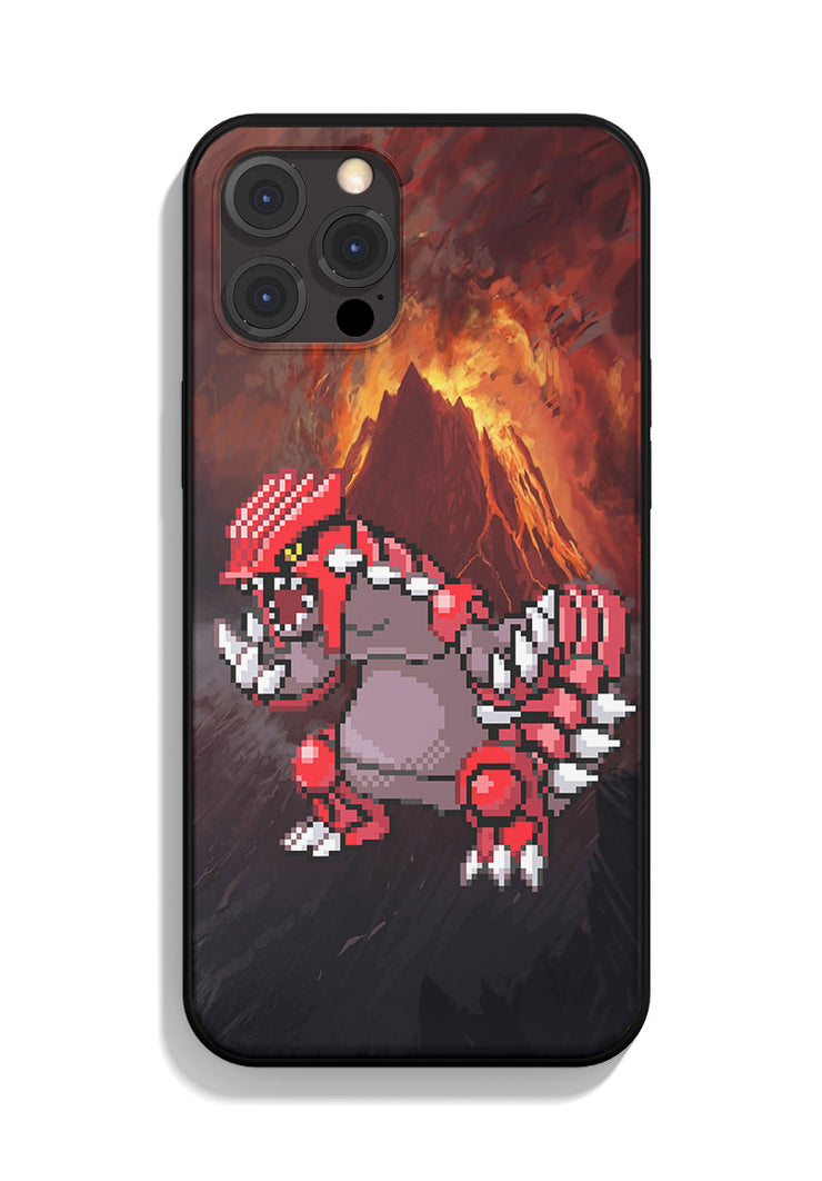 Pokemon iPhone Case Groudon Volcano