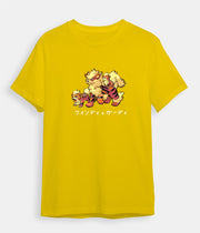Pokemon T-shirt Arcanine Growlithe yellow