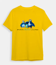 Pokemon T-shirt Piplup Evolution yellow