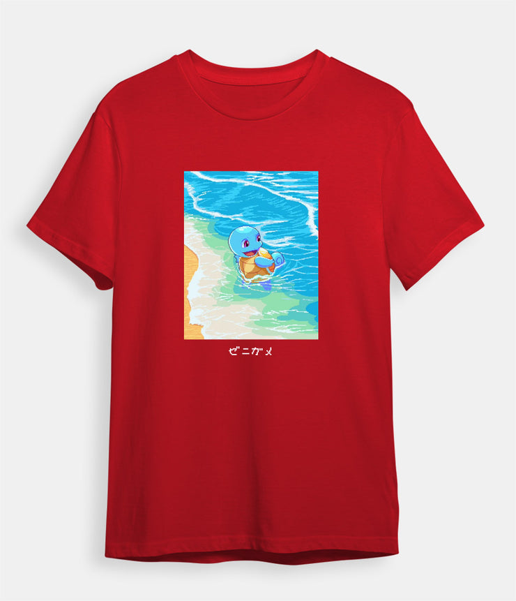 Pokemon T-Shirt Squirtle red