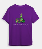 Pokemon T-shirt Treecko Evolution purple