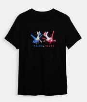 T-shirt Pokemon Latias Latios black