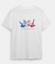 T-shirt Pokemon Latias Latios White