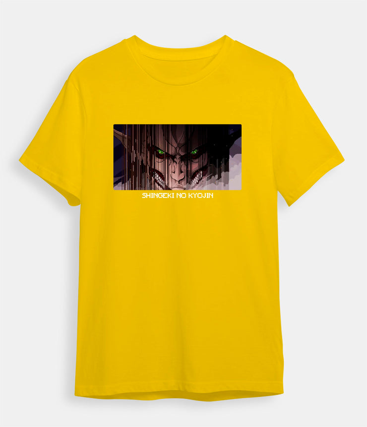 Attack on Titan t-shirt Eren Founding Titan yellow