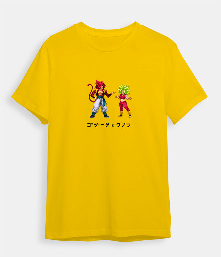 Dragon ball z t-shirt Gogeta Kefla Yellow