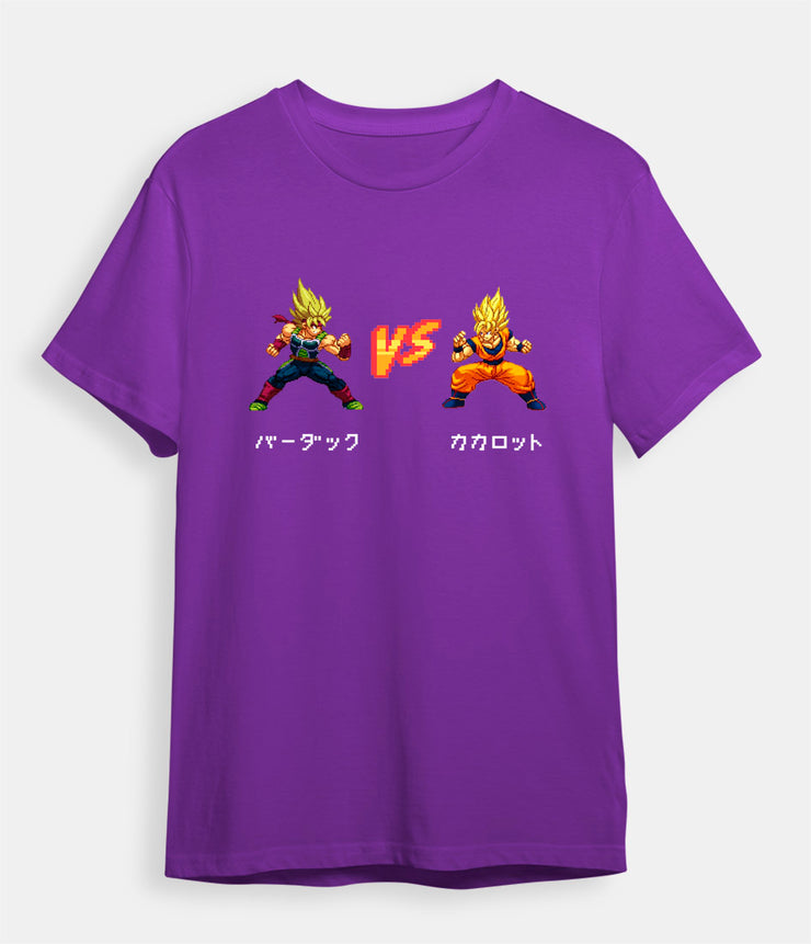 Dragon Ball Z t-shirt Goku Bardock purple