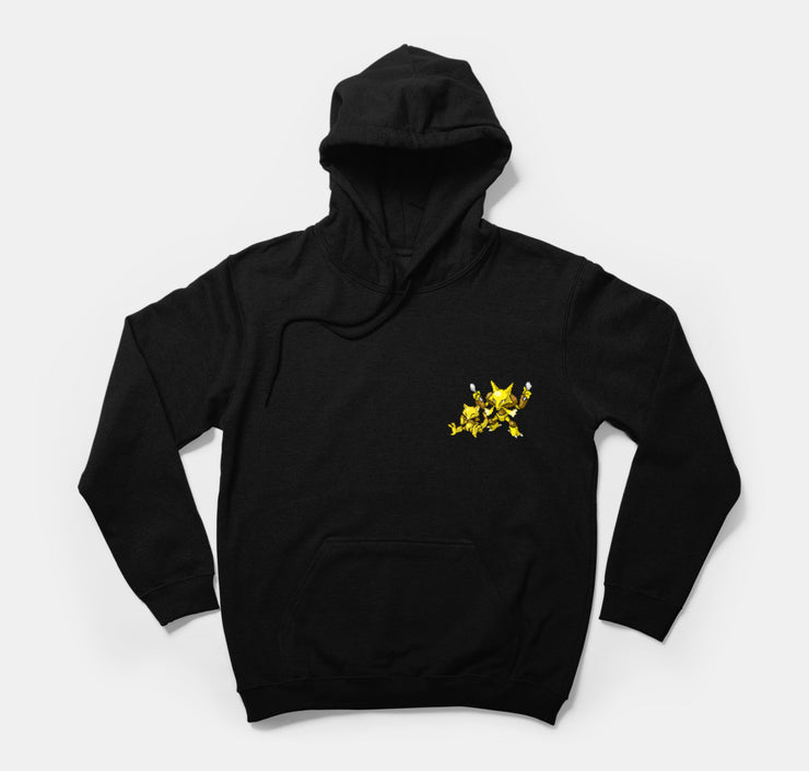 Pokemon hoodie Alakazam Abra Black