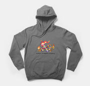 pokemon hoodie chimchar infernape monferno dark gray
