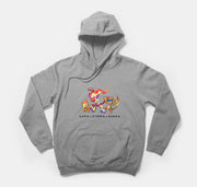 pokemon hoodie chimchar infernape monferno gray