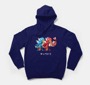 Pokemon hoodie gyarados navy