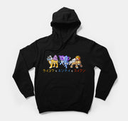 pokemon hoodie black legendary dogs suicune raikou entei