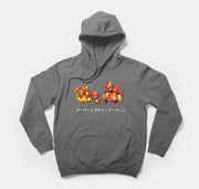 pokemon hoodie dark gray magmar magby and magmortar