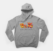 pokemon hoodie gray magmar magby and magmortar