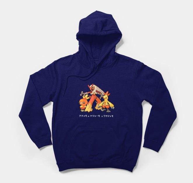 Pokemon Hoodie Torchic Evolution Line - Retro-Worlds – Retro Worlds