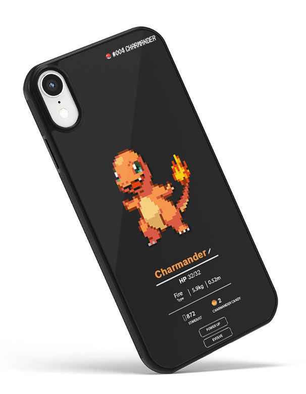 Pokemon iPhone case Charmander black