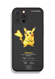 pokemon iphone case pikachu black