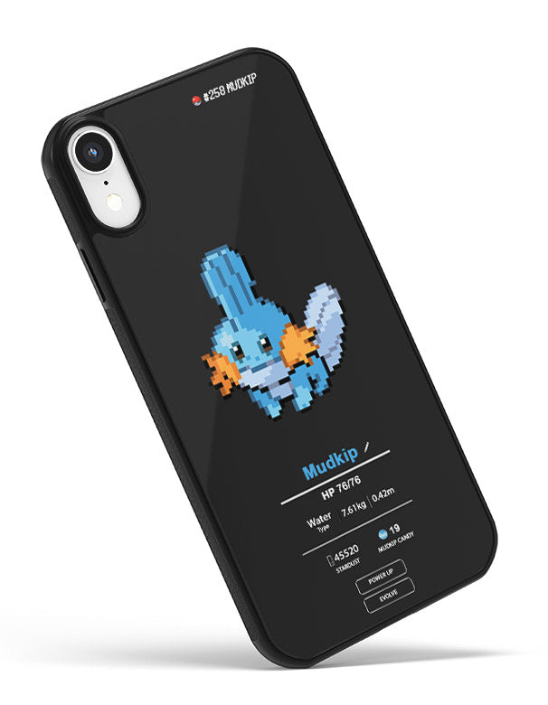 pokemon iphone case mudkip black