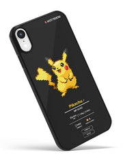 pokemon iphone case pikachu black