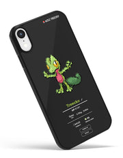 Pokemon iPhone case Treecko black