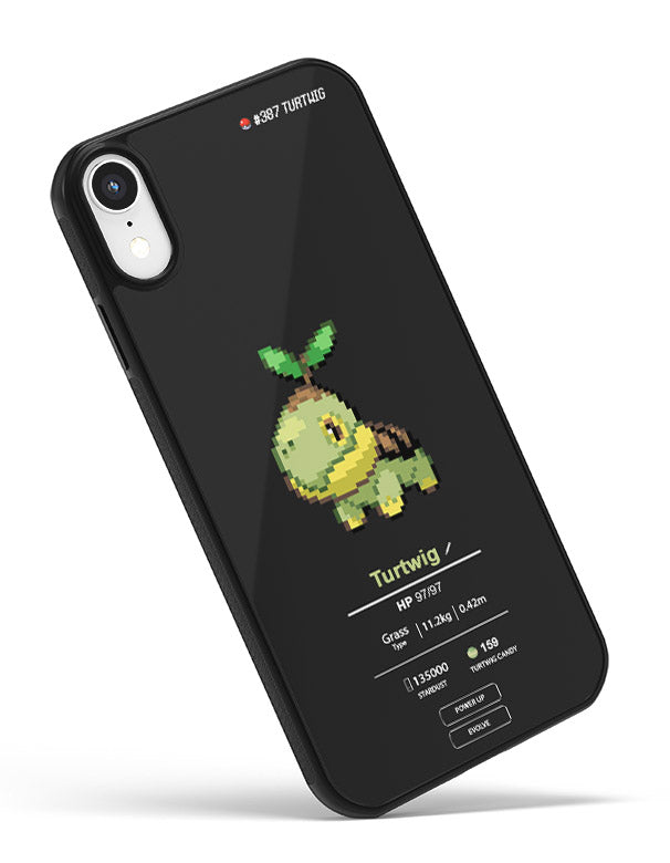 Pokemon iPhone case Turtwig black