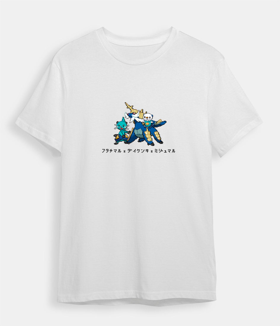 ★ Phyps Department★ Pokemon Evolution Short Sleeve White Pokémon Kids Evolutionen Unisex T-Shirt White Anime Fan