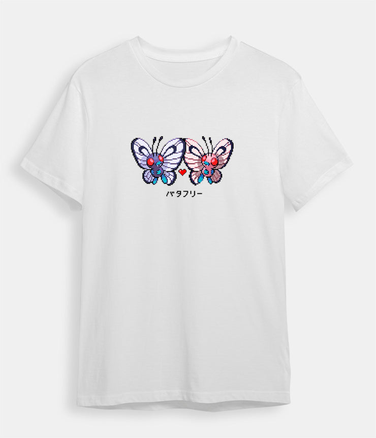 Pokemon t-shirt Butterfree White