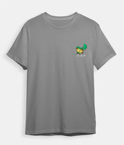 pokemon t shirt Leafeon gray