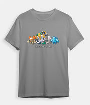 Pokemon t-shirt Regigigas Regice Regirock Registeel grey