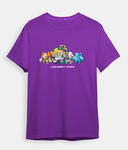 Pokemon t-shirt Regigigas Regice Regirock Registeel purple