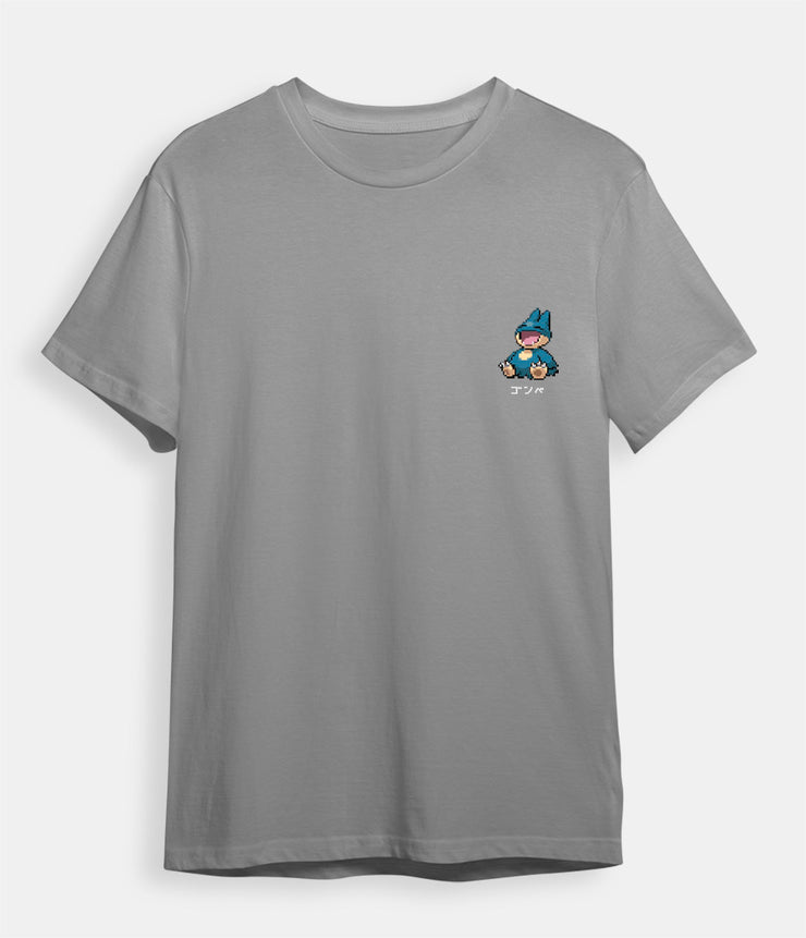 pokemon t-shirt Munchlax grey