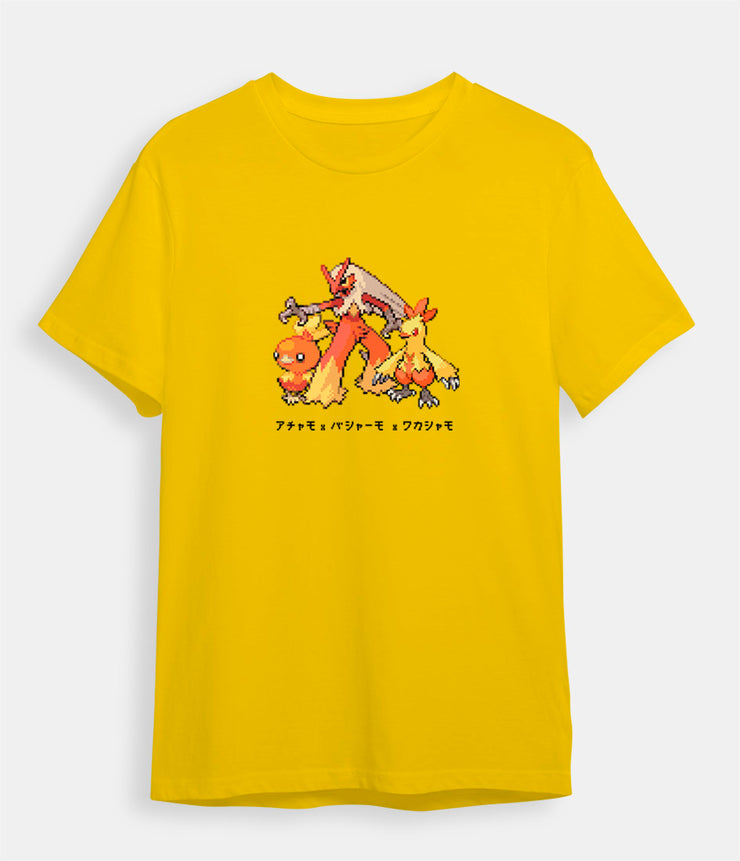 Pokemon T-shirt Torchic Evolution Line