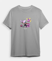 Pokemon t-shirt Koga grey