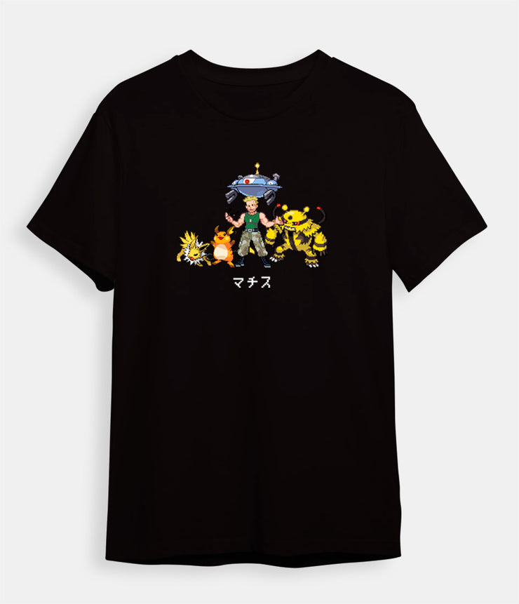Pokemon t-shirt boys Trainer Lt Surge black
