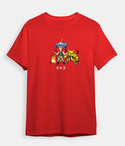 Pokemon t-shirt boys Trainer Lt Surge red