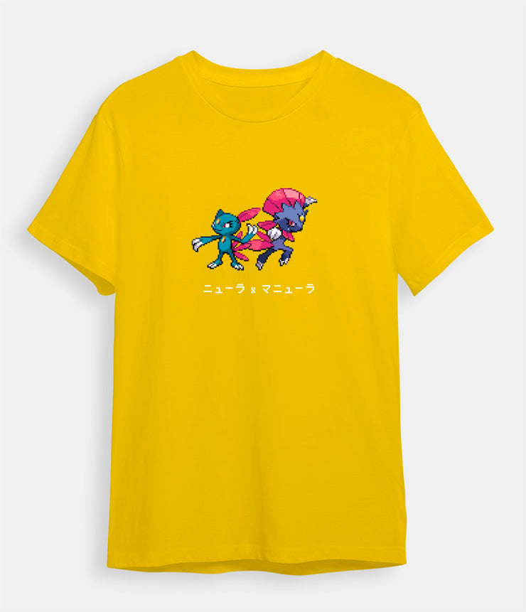Pokemon t-shirt Weavile Sniebel yellow