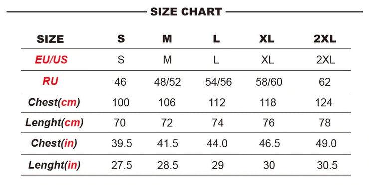 size guide t-shirt retro worlds