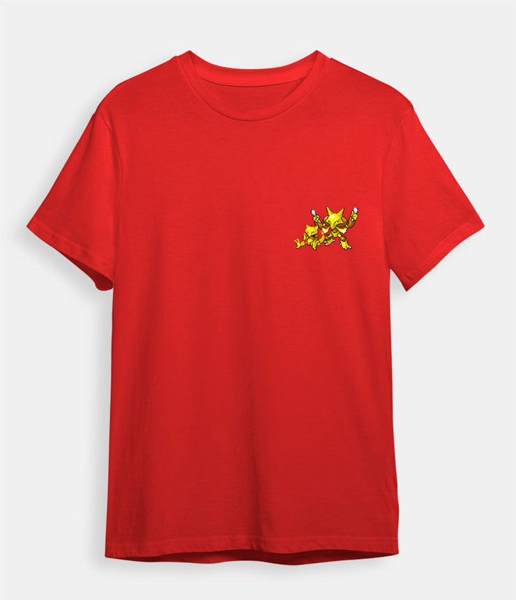 T-shirt Pokemon Alakazam Abra red
