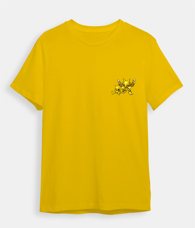 T-shirt Pokemon Alakazam Abra yellow