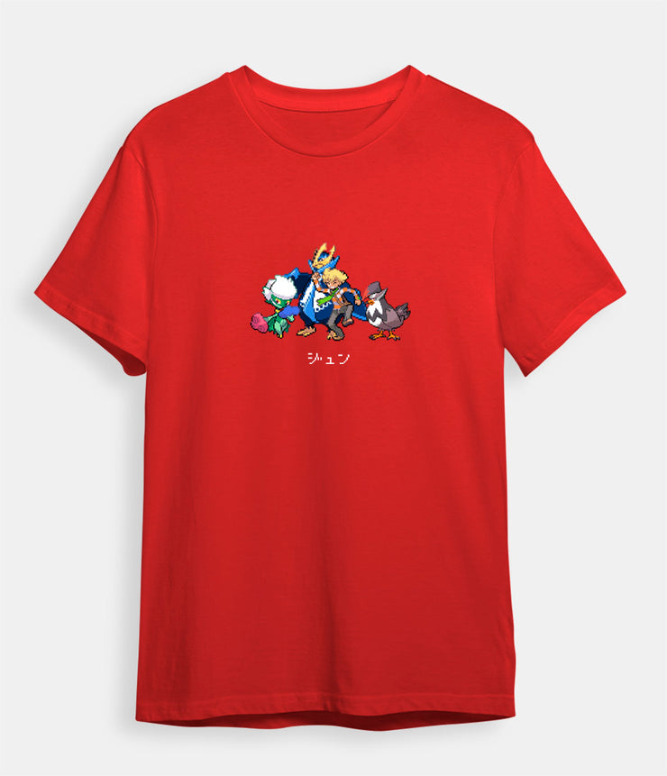 Pokemon t-shirt Barry red