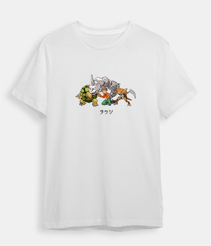 Pokemon t-shirt Brock white