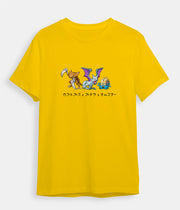 Pokemon t-shirt Fossil Aerodactyl yellow