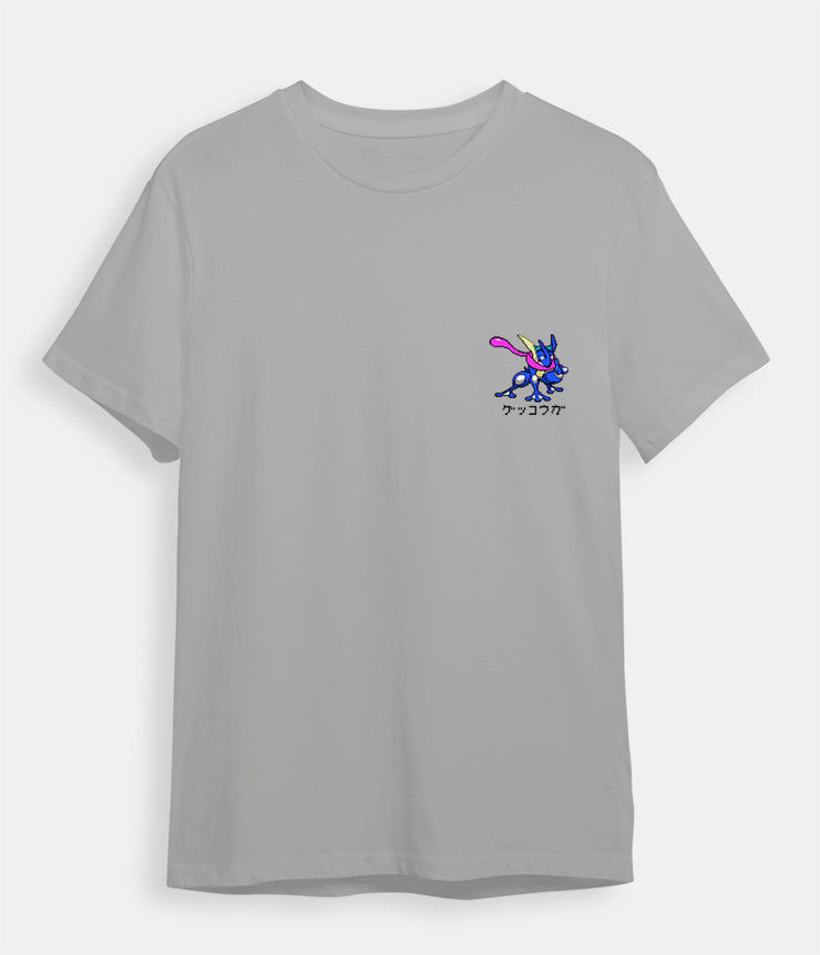 pokemon t-shirt greninja gray