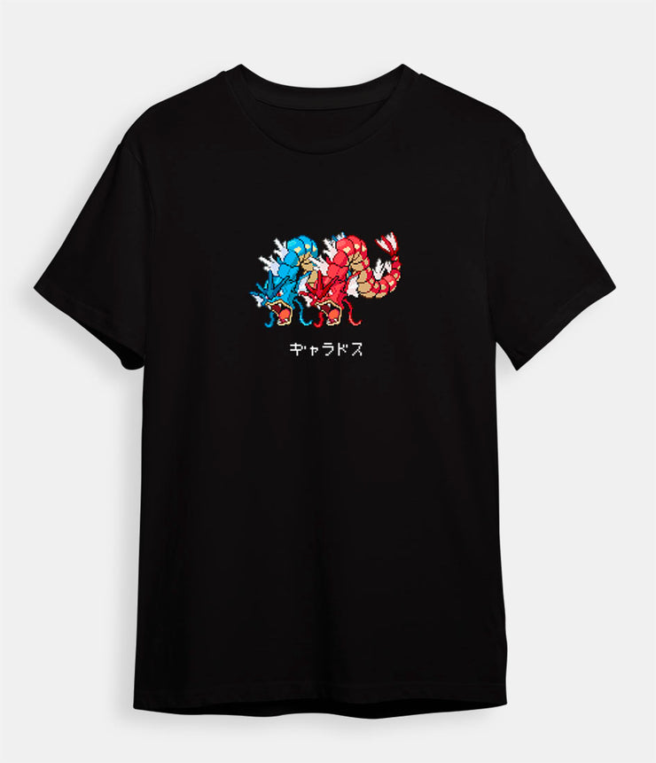 pokemon t-shirt gyarados black