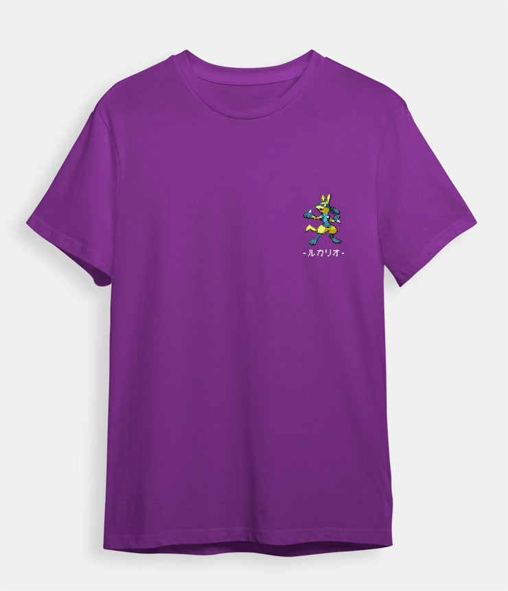 Pokemon t-shirt lucario purple