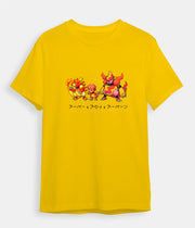 pokemon t-shirt magmar magby and magmortar yellow