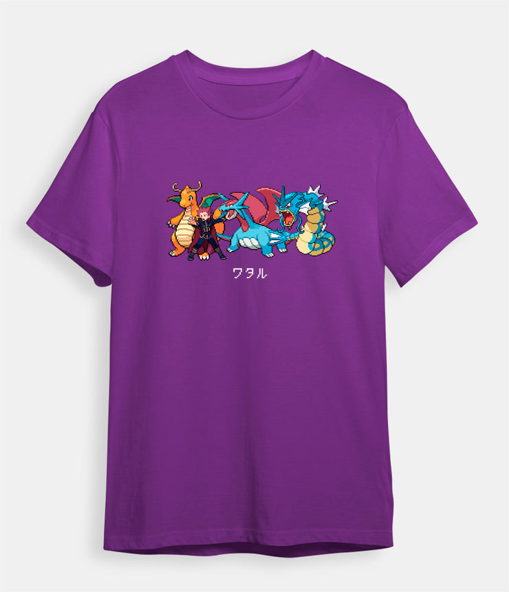 Pokemon t-shirt Lance purple